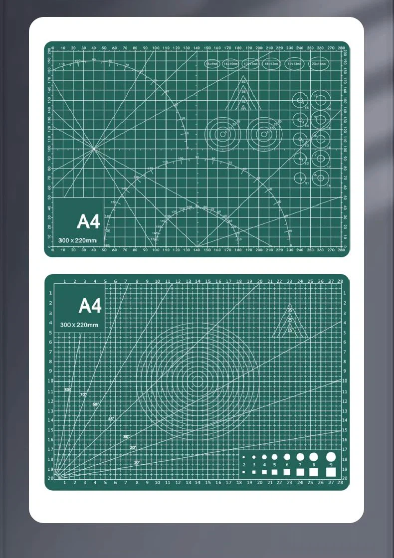 Tapete de corte gradeado